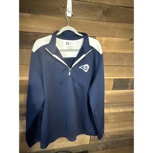 Los Angelas Rams Pull Over Jacket NFL Team Apparel